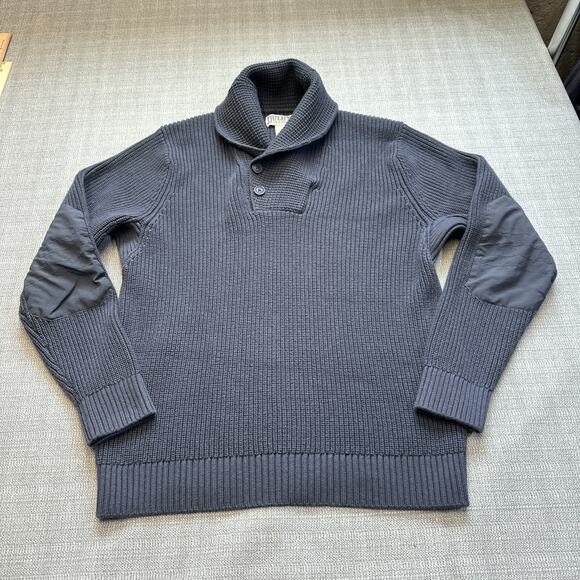 Duluth Trading Brigadier Sweater Mens Medium‎ Shaw Collar Pullover Gorp Cabin - Picture 1 of 8